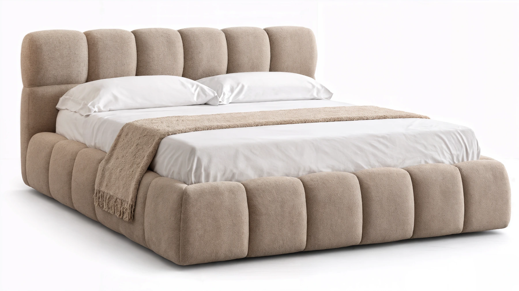 Upholstered bed from the Medium Package